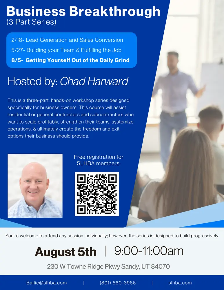 Business Breakthrough Series- Getting Yourself Out of the Daily Grind